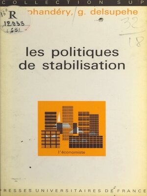 cover image of Les politiques de stabilisation